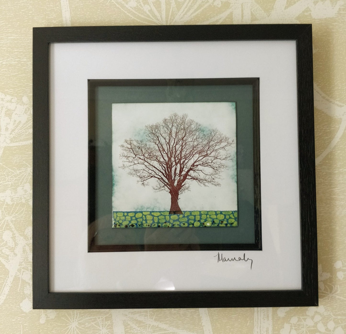 Tree near Goodrich Castle Enamel Picture