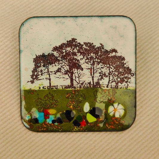 Tree brooch