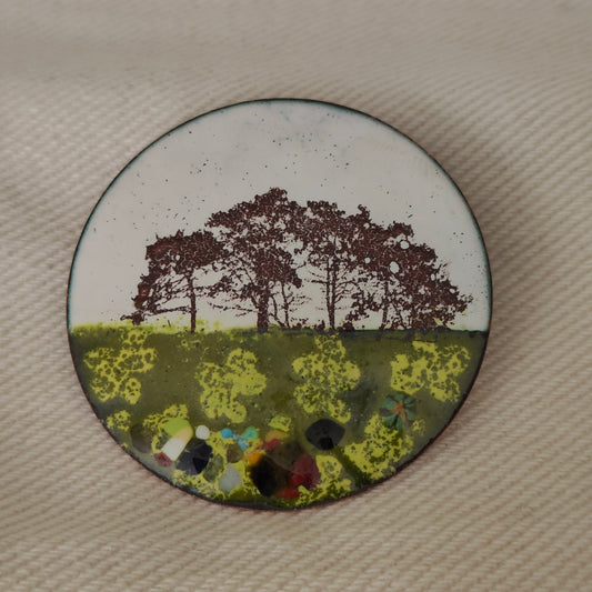 Tree brooch